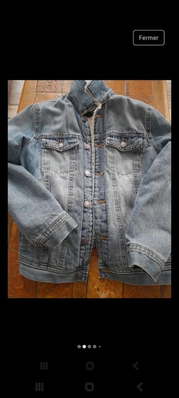 Veste en jean très chaude
