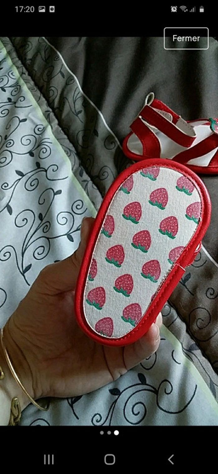 Sandales bébé fille - photo numéro 3