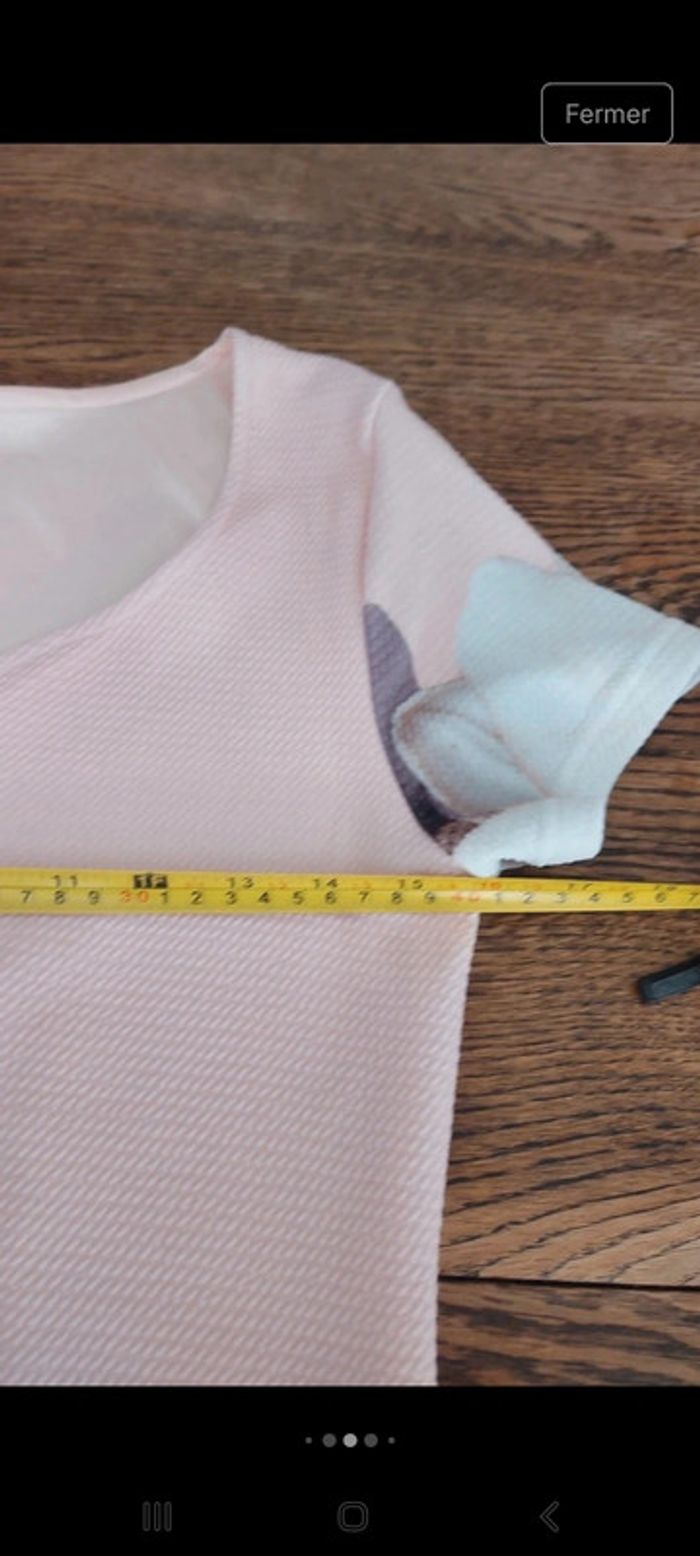 Robe Batida fond rose taille 1 (36) - photo numéro 18