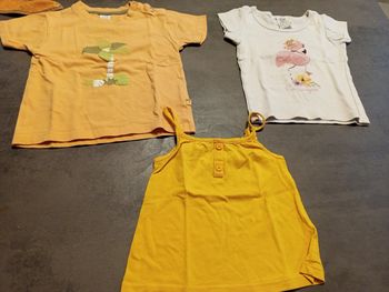 Lot t-shirt fille 2 ans