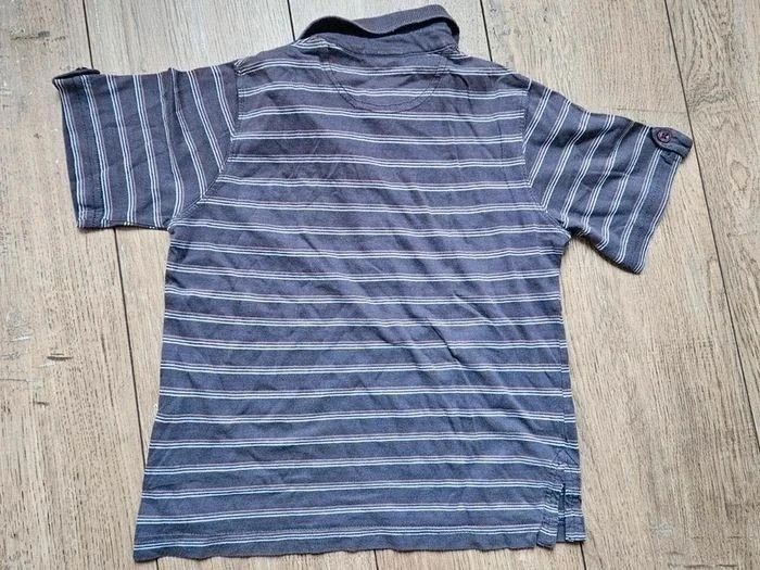 Polo manches courtes rayé violet et blanc Sergent Major 5 ans - photo numéro 8