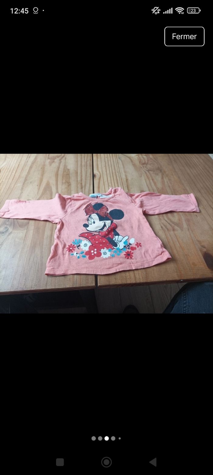 Lot tee shirt bébé fille taille 3 mois - photo numéro 3