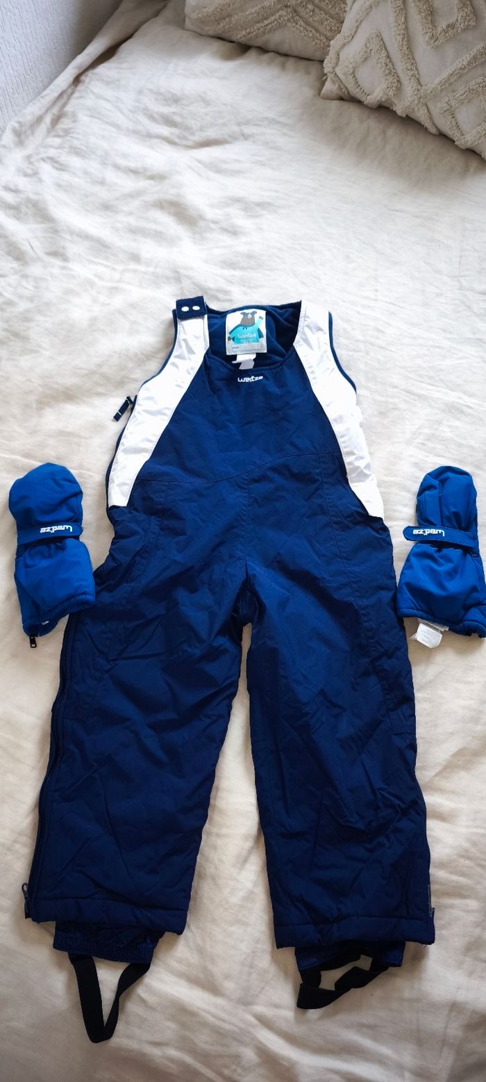 Combinaison ski bleu marine 3 ans wed'ze Decathlon