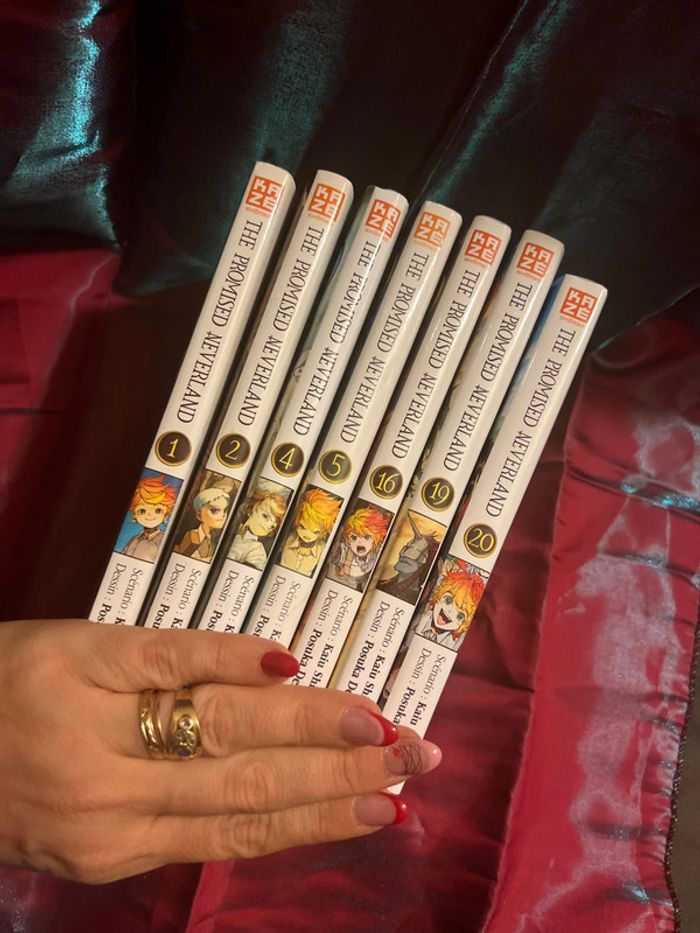 Lot de 7 mangas