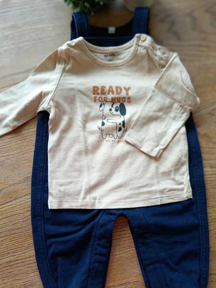 Ensemble salopette et maillot manches longues - photo numéro 2