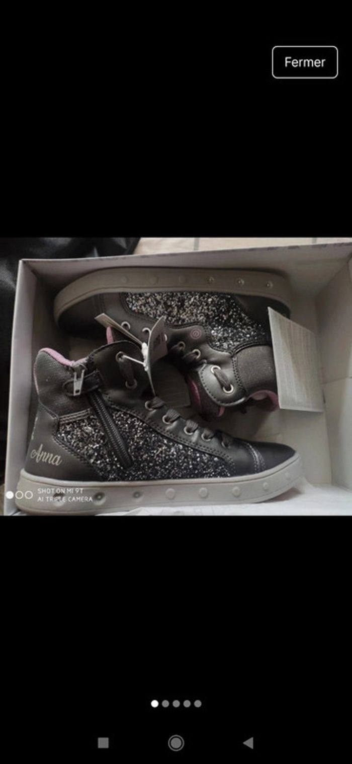Baskets montantes Geox reine des neiges