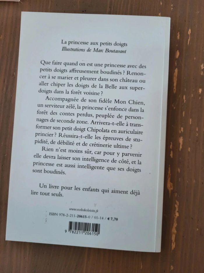 Livre La princesse aux petits doigts -ecole des loisirs /école des max - photo numéro 2