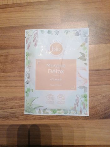 Masque detox bio