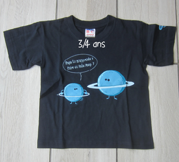 Tee shirt neuf 3/4 ans theme Hula Hop