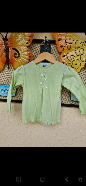 Gilet fille.  In extenso