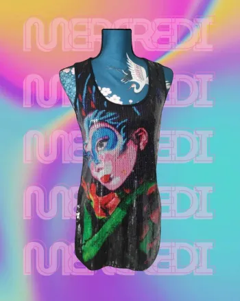 Robe tunique Desigual Cirque du Soleil sequins