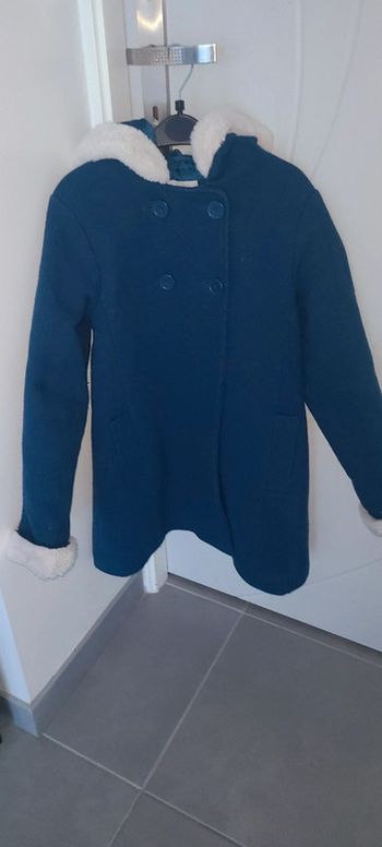 Manteau duffle coat veste blouson jacket 12 ans fille vertbaudet