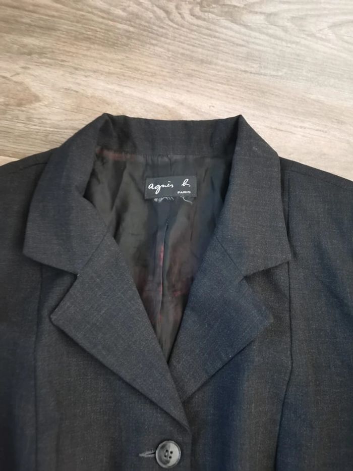 Blazer noir Agnés b. Taille 38 - photo numéro 2