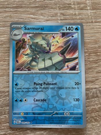 Carte Pokémon Sarmuraï reverse 140