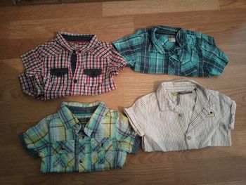 Chemisettes bébé garçon. 6 mois