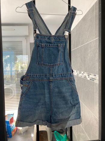 Combi short en jean