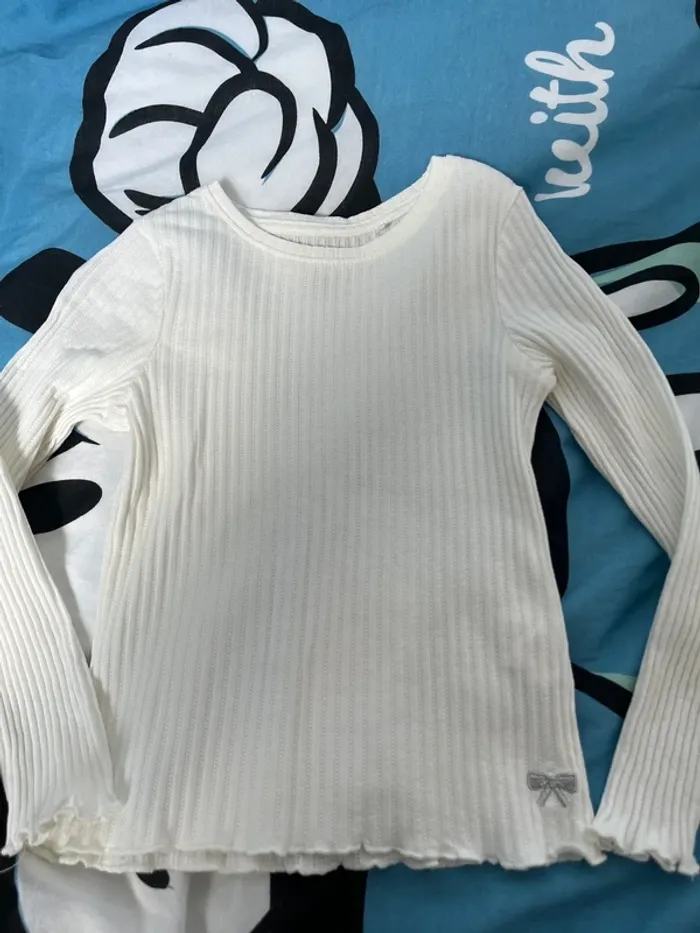 Teeshirt crème 5 ans - photo numéro 2