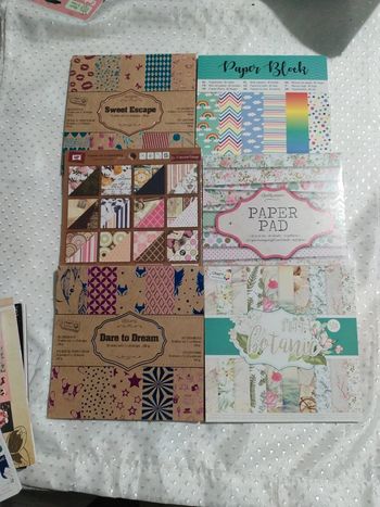 Bloc de feuille fleur