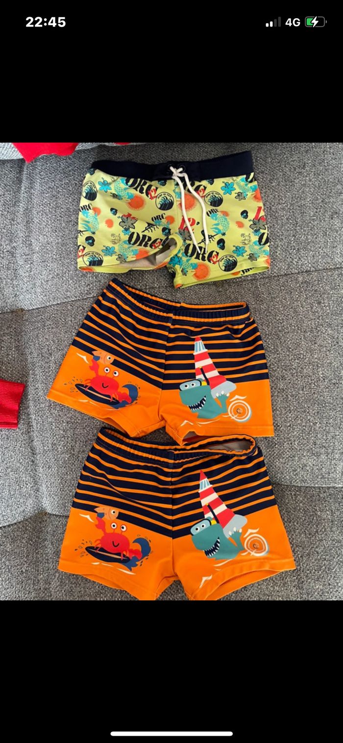Lot de 3 boxer de bain