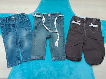 Lot de pantalons 9 mois fille