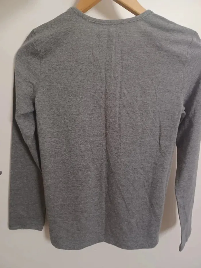 Haut de pyjama ETAM Gris avec inscription " Trop chou !" Taille XS Neuf avec étiquette - photo numéro 5