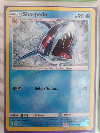 Carte pokemon sharpedo n28