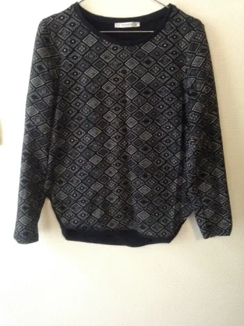 Pull à motif bleu Pull&Bear t.S