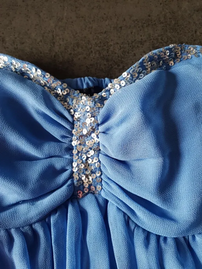Robe soirée bleue 36 - photo numéro 7