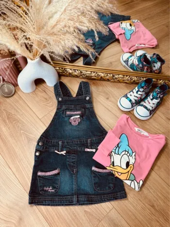 Taille 3 ans tenue 2 pièces fille Disney by H&M bleu rose 🩷