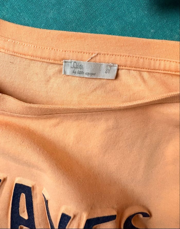 Tee-shirt MC garçon 8 ans – LC Kids – Orange vif – TBE - photo numéro 3