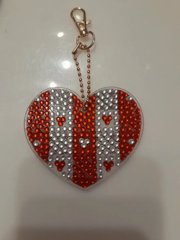 Porte clé coeur