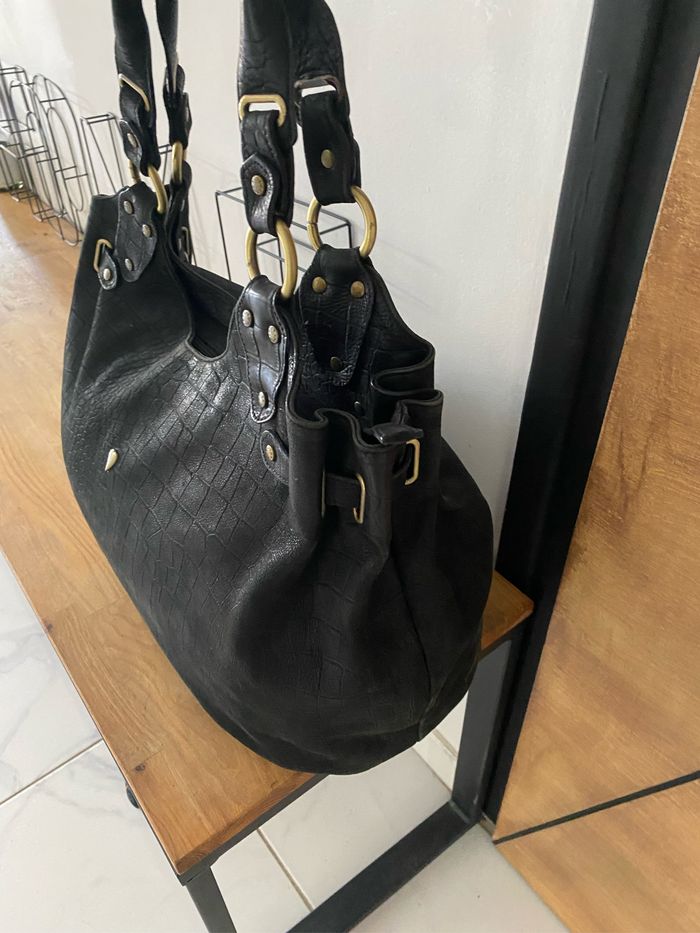 Grand sac Lancaster cuir - photo numéro 4
