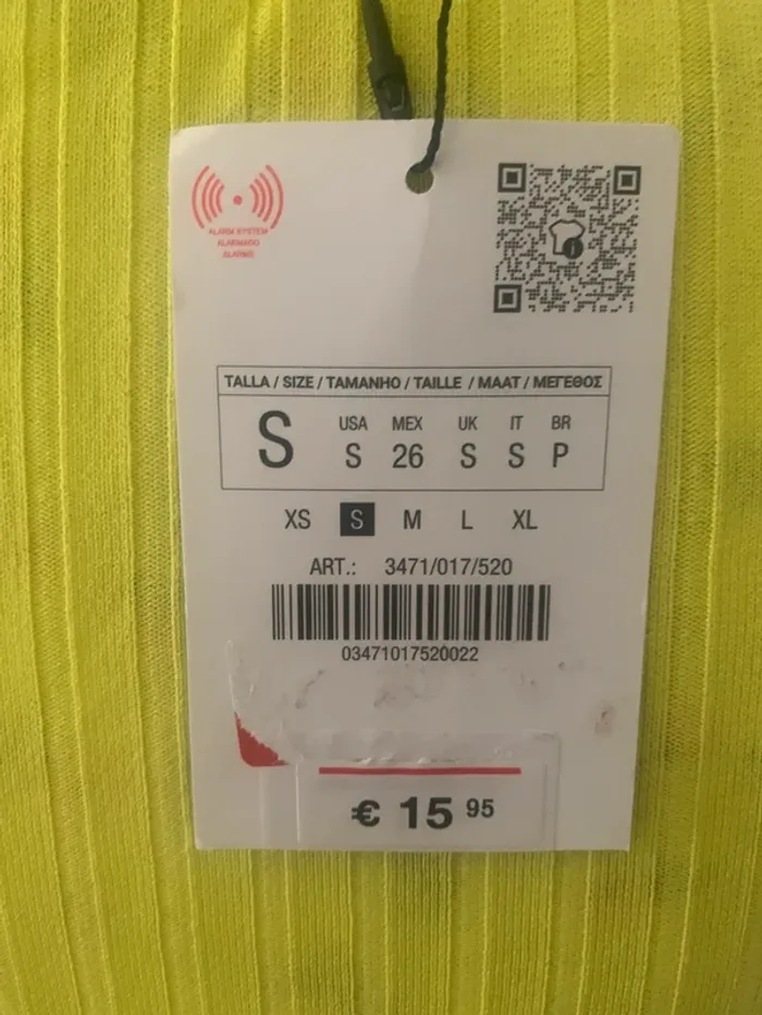 Haut côtelé fluo ZARA – Neuf avec étiquette - photo numéro 6