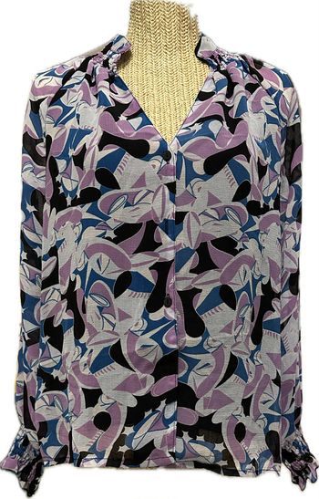 Chemisier Season Violet Femme Taille S Neuf