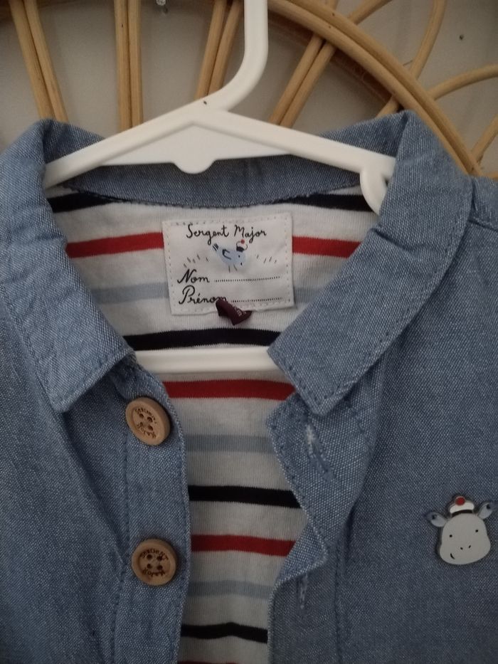 Ensemble bébé garçon 9 mois Sergent Major - photo numéro 3
