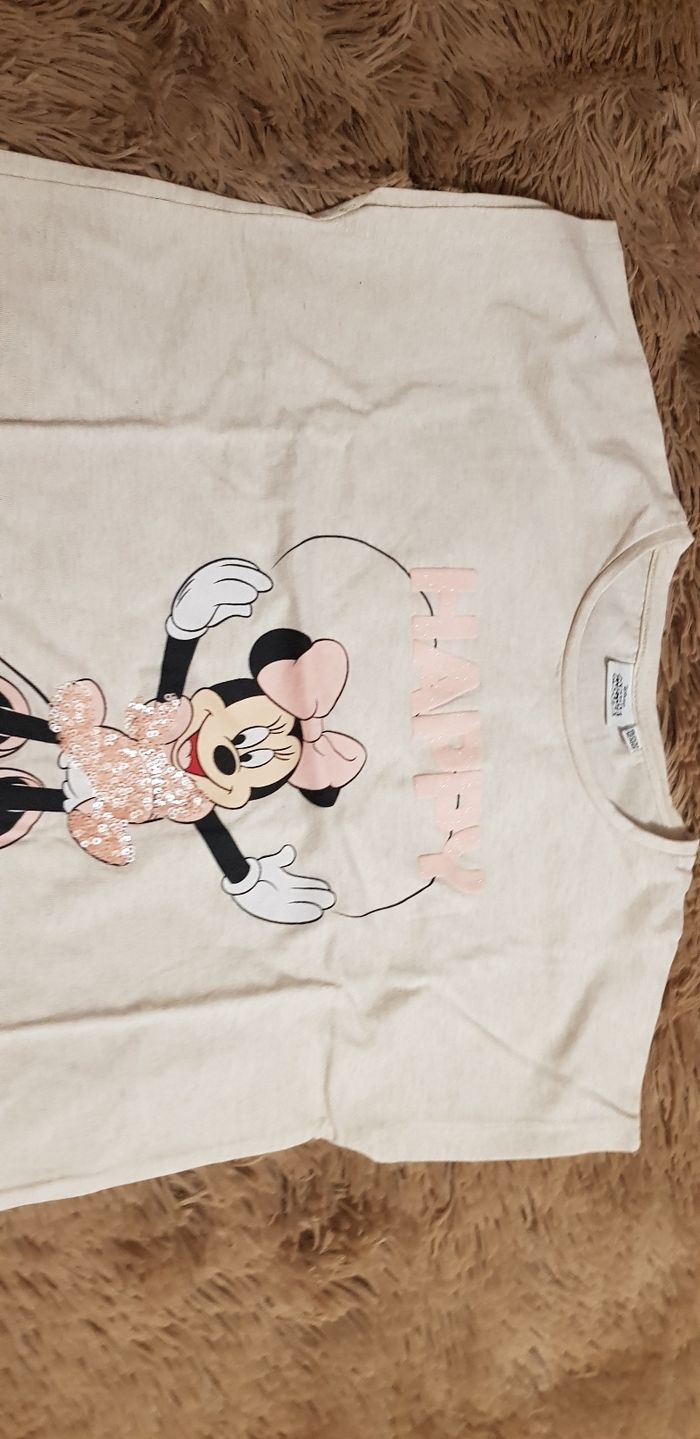 Tee-shirt "Happy / Minnie" - photo numéro 3