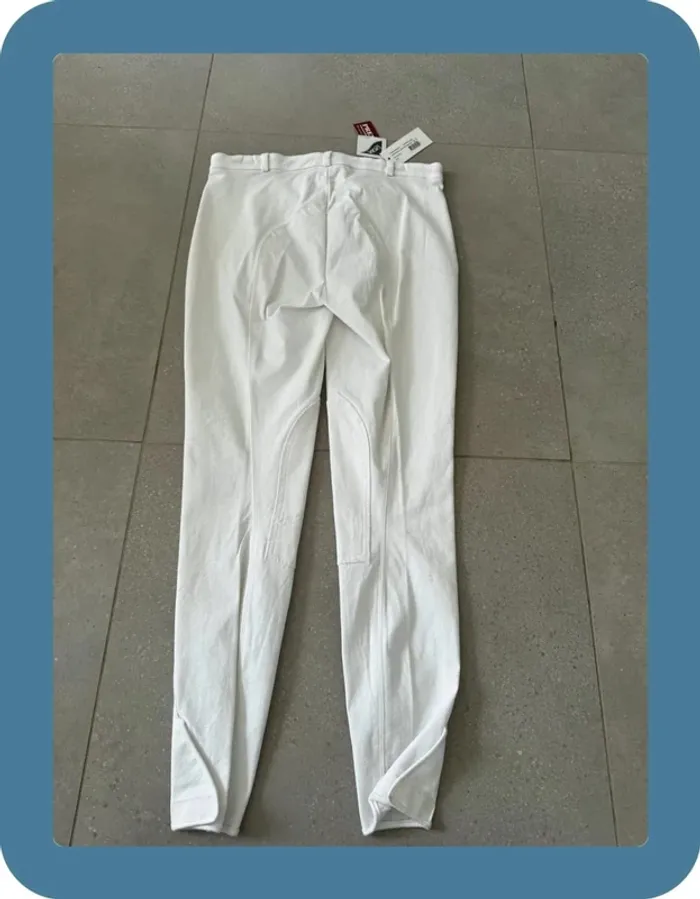 Pantalon d'équitation blanc Premiere taille 42 valeur 49,90€ - photo numéro 4