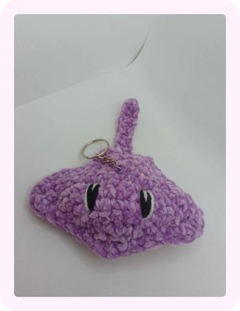 Porte clé peluche raie