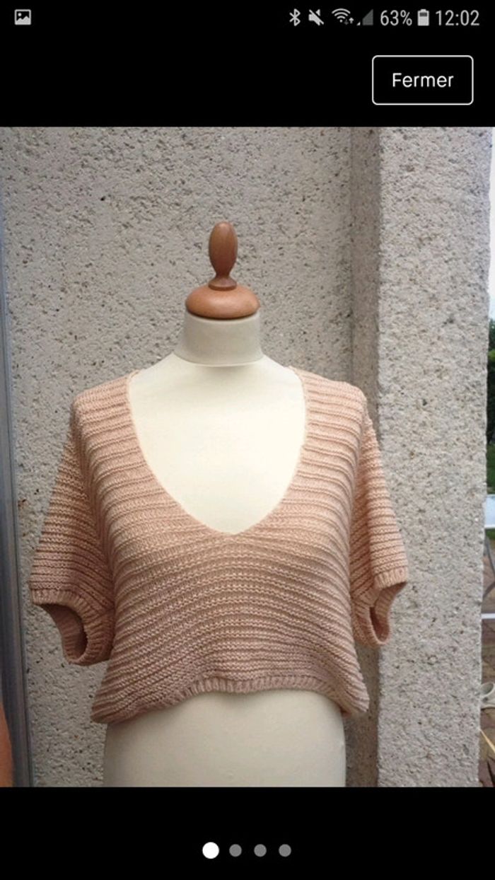 Pull court maille - photo numéro 2