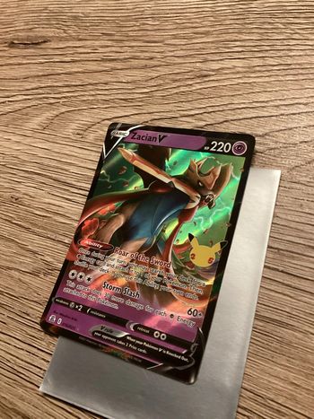 carte Pokémon 016/025 zacian V célébration 25ans anglais ANG