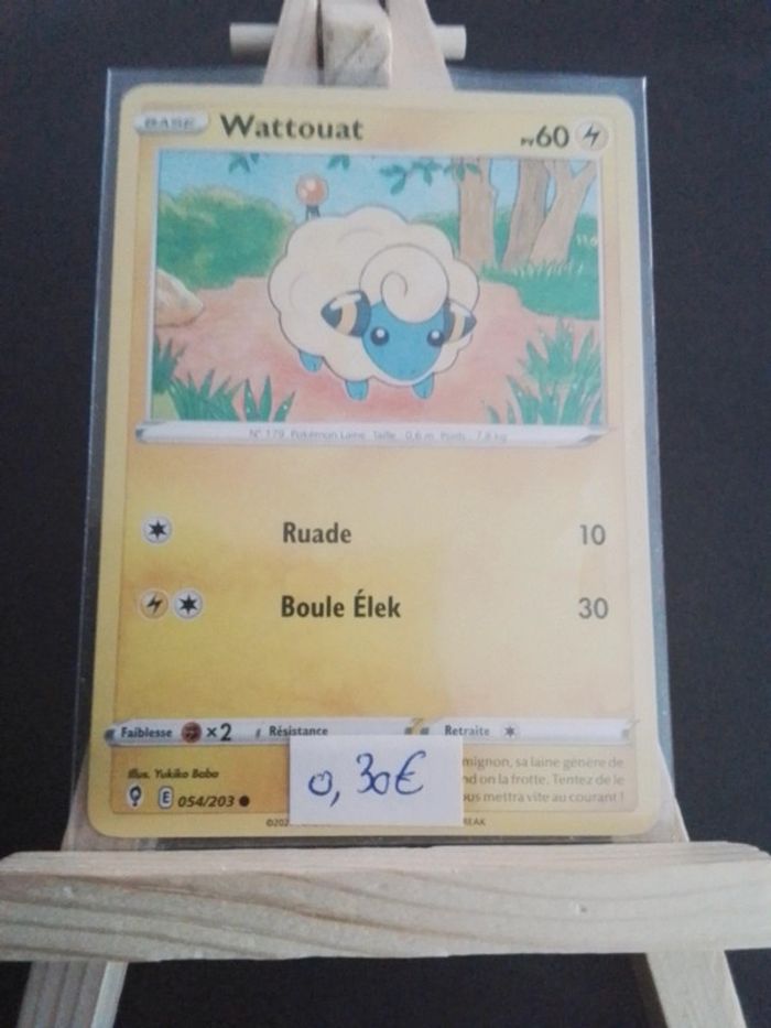 Carte Pokémon Wattouat 54/203
