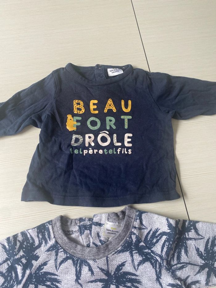 Lot tee shirt et pull - photo numéro 3