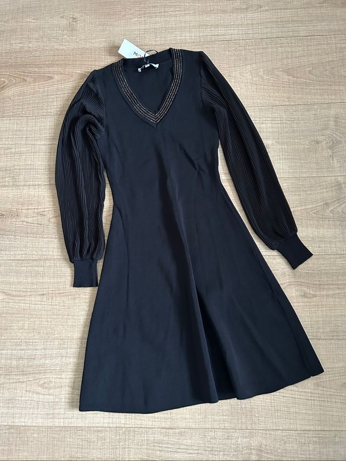 Robe noire neuve à manches longues Morgan taille XS (valeur 65€) - photo numéro 7