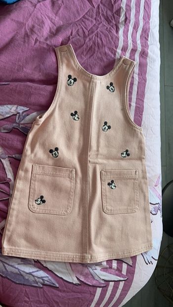 Robe en jean rose Mickey 36 mois