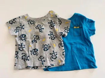 Lot de deux. T-shirts pour garçons.