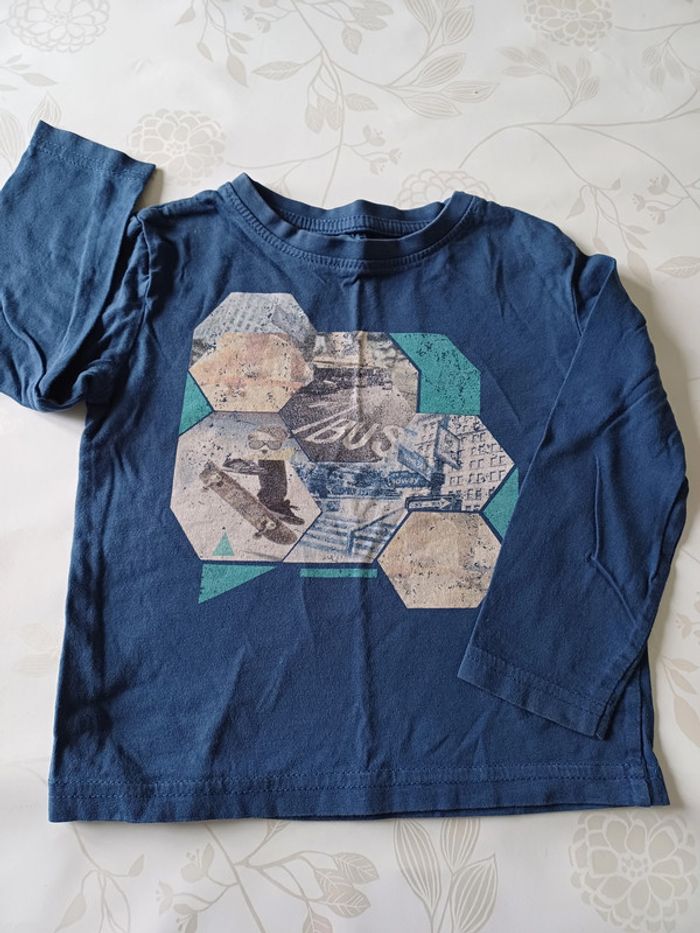 T-shirt manches longues Inextenso 4 ans - photo numéro 2