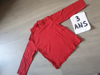 Maillot t-shirt sous pull 3ans garçon