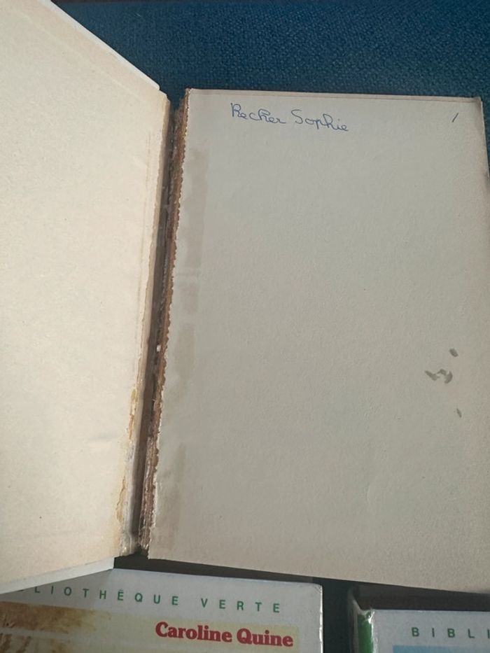 Lot de 3 livres anciens poche Alice détective bibliothèque verte ecosse pantoufle d’hermine - photo numéro 7