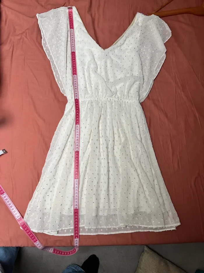 Robe Vintage love crème et or - photo numéro 9