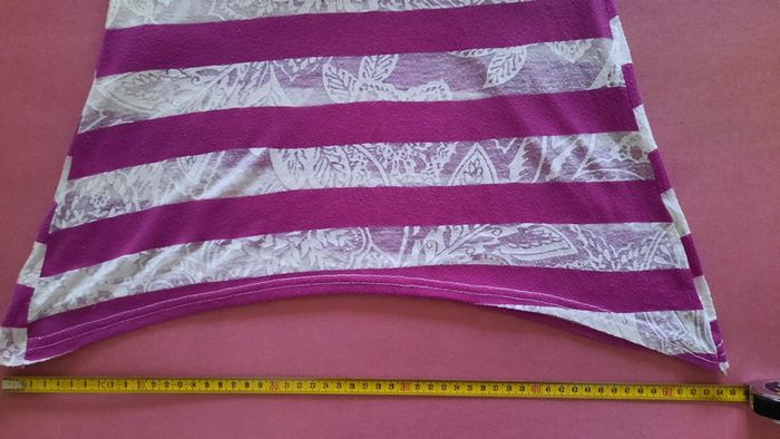 Débardeur rose et blanc taille S - photo numéro 8
